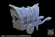 Merchant Wagon - City of Tarok Wargaming Terrain Scatter D&D DnD - Only-Games
