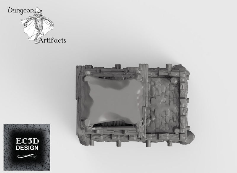Large Desert House B - Empire of Scorching Sands - EC3D Wargaming Terrain D&D, DnD - Only-Games