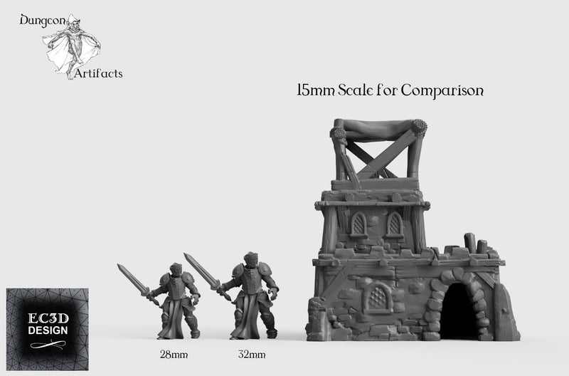 Large Desert House B - Empire of Scorching Sands - EC3D Wargaming Terrain D&D, DnD - Only-Games