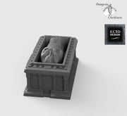 Egyptian Sarcophagus - 28mm 32mm Empire of Scorching Sands Wargaming Terrain D&D, DnD - Only-Games
