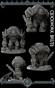 Clockwork Brute - Wargaming Miniatures Monster Rocket Pig Games D&D, DnD - Only-Games