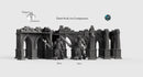 Pillar Ruins - Stormguard 15mm 28mm 32mm 42mm Wargaming Terrain D&D, DnD