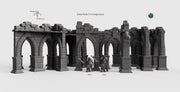 Pillar Ruins - Stormguard 15mm 28mm 32mm 42mm Wargaming Terrain D&D, DnD - Only-Games