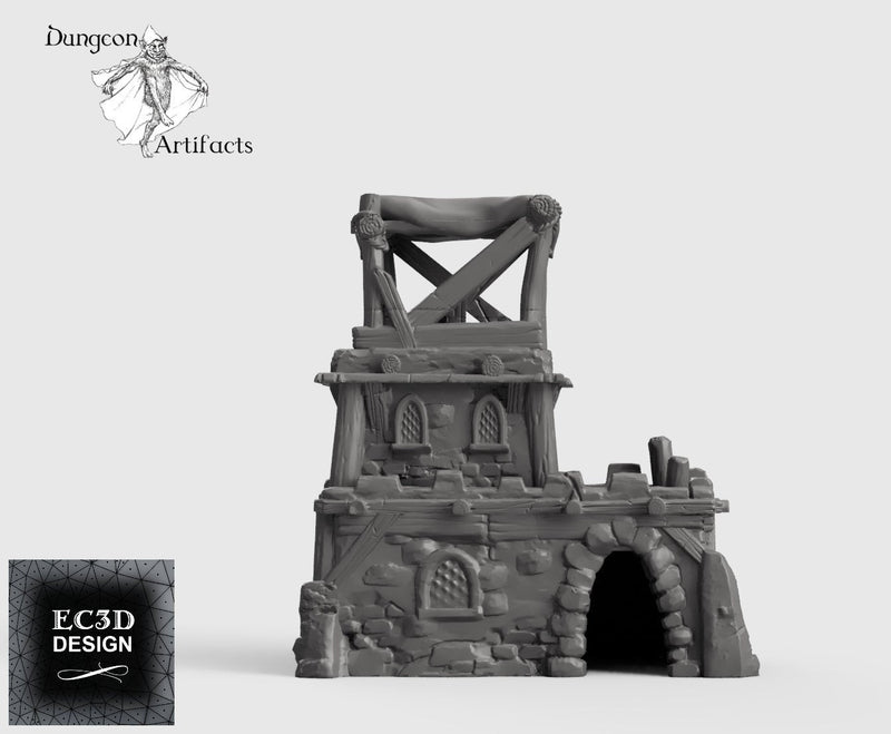 Large Desert House B - Empire of Scorching Sands - EC3D Wargaming Terrain D&D, DnD - Only-Games