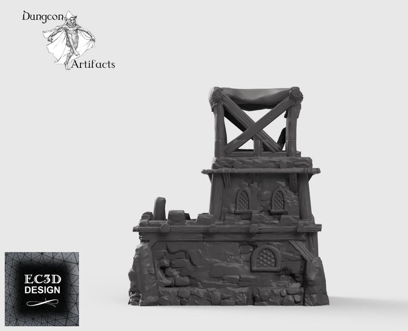 Large Desert House B - Empire of Scorching Sands - EC3D Wargaming Terrain D&D, DnD - Only-Games