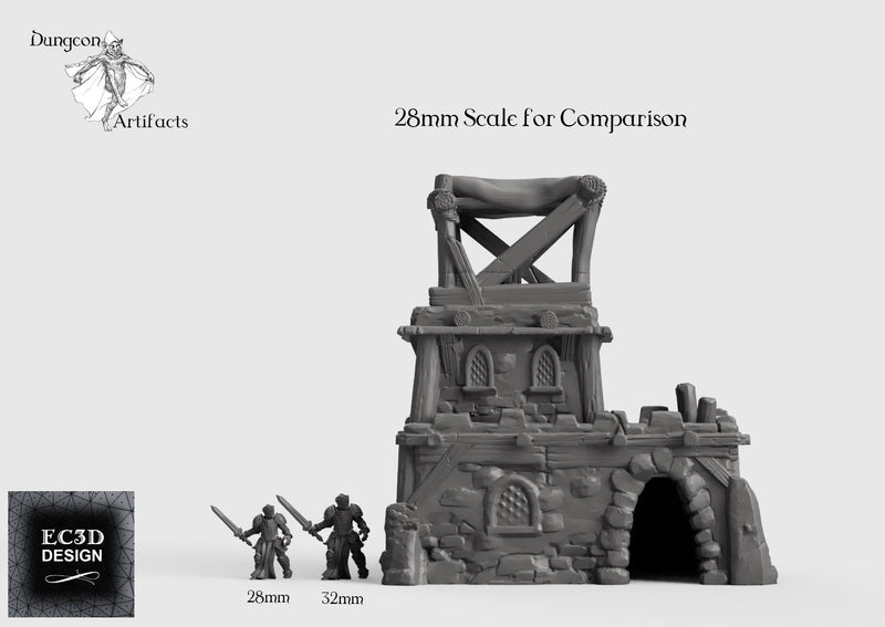 Large Desert House B - Empire of Scorching Sands - EC3D Wargaming Terrain D&D, DnD - Only-Games