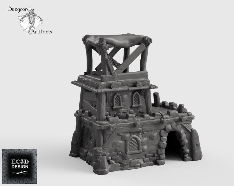 Large Desert House B - Empire of Scorching Sands - EC3D Wargaming Terrain D&D, DnD - Only-Games