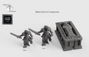 Egyptian Sarcophagus - 28mm 32mm Empire of Scorching Sands Wargaming Terrain D&D, DnD - Only-Games