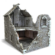 French Farmhouse Ruins - Time Warp - Printable Scenery Wargaming Terrain Scatter D&D DnD Farm House Ruined - Only-Games
