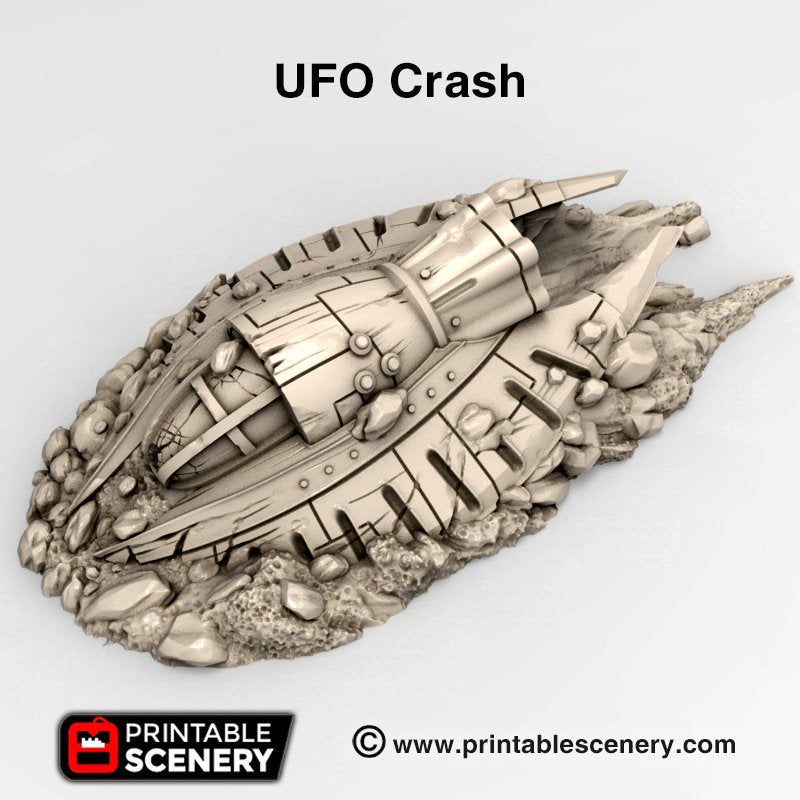 UFO Crash - Brave New Worlds - Printable Scenery New Eden Sanctuary-17 Terrain Scatter D&D DnD - Only-Games