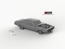 Abandoned Dodge Charger - Brave New Worlds - Printable Scenery Wasteworld Gaslands Terrain Scatter D&D DnD Car