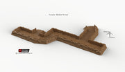 Trenches - Rampage Gothic - Printable Scenery WWI WWII Terrain D&D DnD - Only-Games