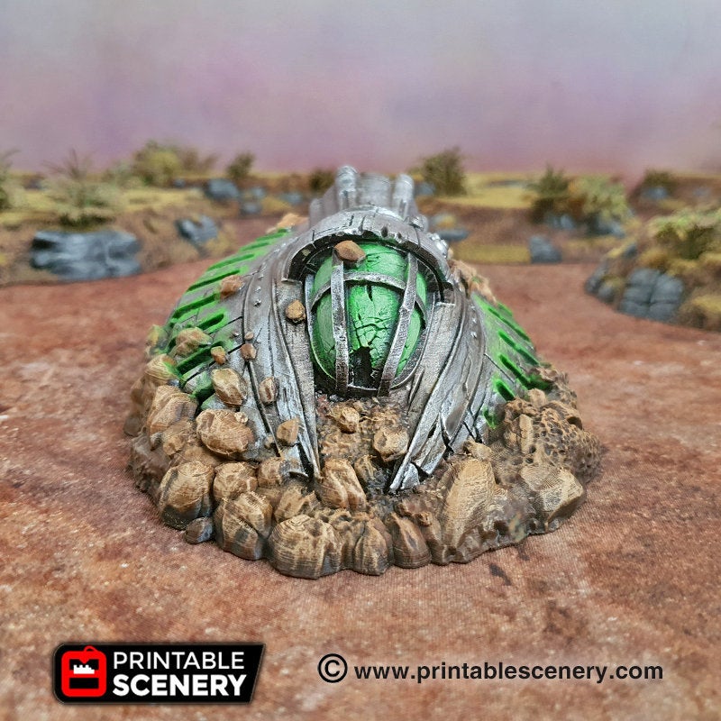 UFO Crash - Brave New Worlds - Printable Scenery New Eden Sanctuary-17 Terrain Scatter D&D DnD - Only-Games