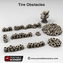 Tire Obstacles - Brave New Worlds - Printable Scenery Wasteworld Gaslands Terrain Scatter D&D DnD
