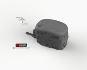 Abandoned Camper Caravan - Brave New Worlds - Printable Scenery Wasteworld Gaslands Terrain Scatter D&D DnD - Only-Games
