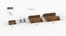Trenches - Rampage Gothic - Printable Scenery WWI WWII Terrain D&D DnD