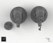 Snail-Riding Gnome Set - Snail Mount - EC3D Skyless Realms Wargaming Miniatures Monster D&D DnD - Only-Games