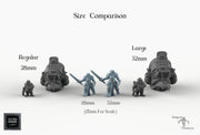 Snail-Riding Gnome Set - Snail Mount - EC3D Skyless Realms Wargaming Miniatures Monster D&D DnD - Only-Games