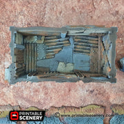Junkfood Franchise - Junkfort Franchise - Brave New Worlds - Printable Scenery Wasteworld Gaslands Terrain Scatter D&D DnD - Only-Games
