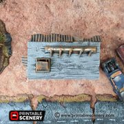 Junkfood Franchise - Junkfort Franchise - Brave New Worlds - Printable Scenery Wasteworld Gaslands Terrain Scatter D&D DnD - Only-Games