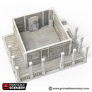 Bank - Time Warp - Printable Scenery Wargaming Terrain Scatter Western D&D, DnD