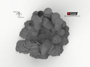 Toxic Waste Pile - Brave New Worlds - Printable Scenery Wasteworld Gaslands Terrain Scatter D&D DnD - Only-Games