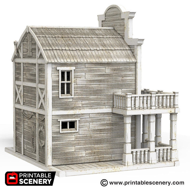 Bank - Time Warp - Printable Scenery Wargaming Terrain Scatter Western D&D, DnD - Only-Games