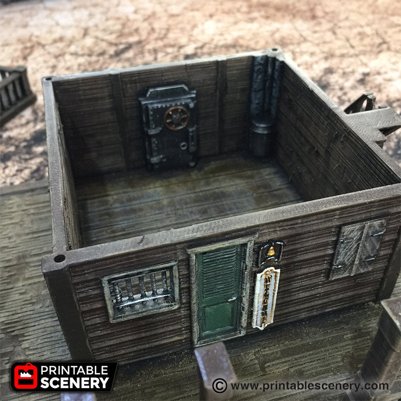 Bank - Time Warp - Printable Scenery Wargaming Terrain Scatter Western D&D, DnD - Only-Games