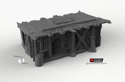 Scrap Yard House - 15mm 28mm 20mm 32mm Brave New Worlds Wasteworld Gaslands Terrain Scatter D&D DnD - Only-Games
