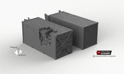 Wasteland Shipping Containers - Brave New Worlds - Printable Scenery Wasteworld Gaslands Terrain Scatter D&D DnD - Only-Games