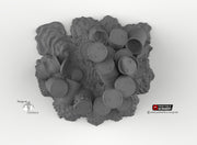 Toxic Waste Pile - Brave New Worlds - Printable Scenery Wasteworld Gaslands Terrain Scatter D&D DnD - Only-Games