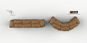 Sandbag Walls - Brave New Worlds - Printable Scenery Wasteworld Terrain Scatter D&D DnD Sand Bag Sandbags Bags - Only-Games