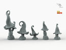 Enchanted Mushrooms - Print Your Monsters Fantastic Plants and Rocks Resin Terrain Wargaming D&D DnD