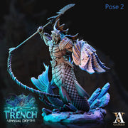 Merrow - | Resin Miniature | Dungeons and Dragons Miniatures | Pathfinder Miniatures | D&D 5e | RPG - Tabletop | Figure for Painting | - Only-Games