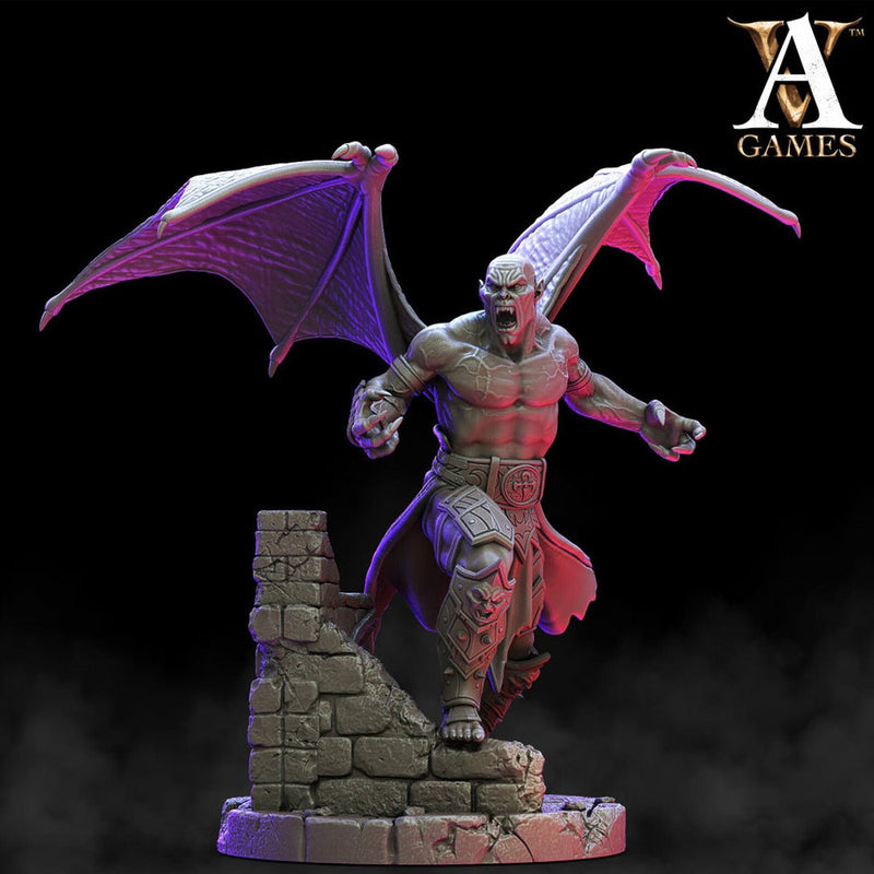 Vampire - | 32mm Scale | Vampire Miniature | Dungeons and Dragons Miniatures Undead | Pathfinder Miniatures | Vampire Figurine | Mini - Only-Games