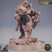 Paladin | Female Paladin  | Miniature | Heavy Armor | Dungeons and Dragons | 28mm Scale | 32mm scale | Pathfinder | D&D | - Only-Games