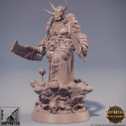 Evil Fighter 2 weapons| Blood Warriors | 28mm, 32mm, 75mm | Miniature |  Dungeons and Dragons | Pathfinder | DnD - Only-Games