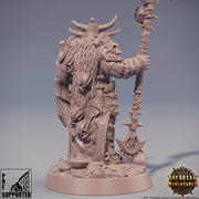 Chaos Knight Figurine| Blood Warriors | 28mm, 32mm, 75mm | Miniature |  Dungeons and Dragons | Pathfinder | - Only-Games
