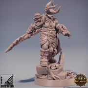 Chaos Knight | Blood Warriors | 28mm, 32mm, 75mm | Miniature | Dungeons and Dragons | Pathfinder | - Only-Games