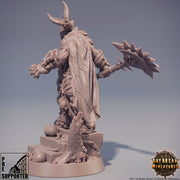 Chaos Knight | Blood Warriors | 28mm, 32mm, 75mm | Miniature | Dungeons and Dragons | Pathfinder | - Only-Games