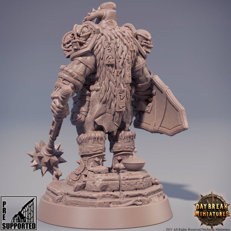 Chaos Knight | Blood Warriors | 28mm, 32mm, 75mm | Miniature | Dungeons and Dragons | Pathfinder | - Only-Games