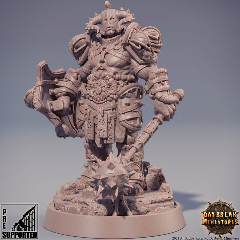 Chaos Knight | Blood Warriors | 28mm, 32mm, 75mm | Miniature | Dungeons and Dragons | Pathfinder | - Only-Games