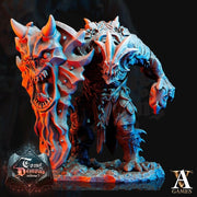 Tanarukk Demon DnD | 70mm | Foot soldier Demon | Skulltaker Daemon Khorne | 32mm scale | Out of the Abyss | Demon | Dungeons and Dragons | - Only-Games