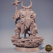 Half-orc Druid | Orc Shaman| Cleric | Miniature | Megaboss | Dungeons and Dragons | 28mm | 32mm | Pathfinder | - Only-Games