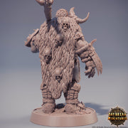 Orc War Chief | Orc barbarian | Battle Axe | Megaboss | Dungeons and Dragons | 28mm | 32mm |54mm|75mm/100mm Tall Pathfinder | Barbarian| - Only-Games