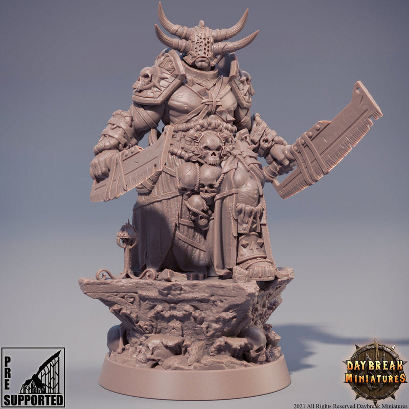 Evil Fighter 2 weapons| Blood Warriors | 28mm, 32mm, 75mm | Miniature |  Dungeons and Dragons | Pathfinder | DnD - Only-Games