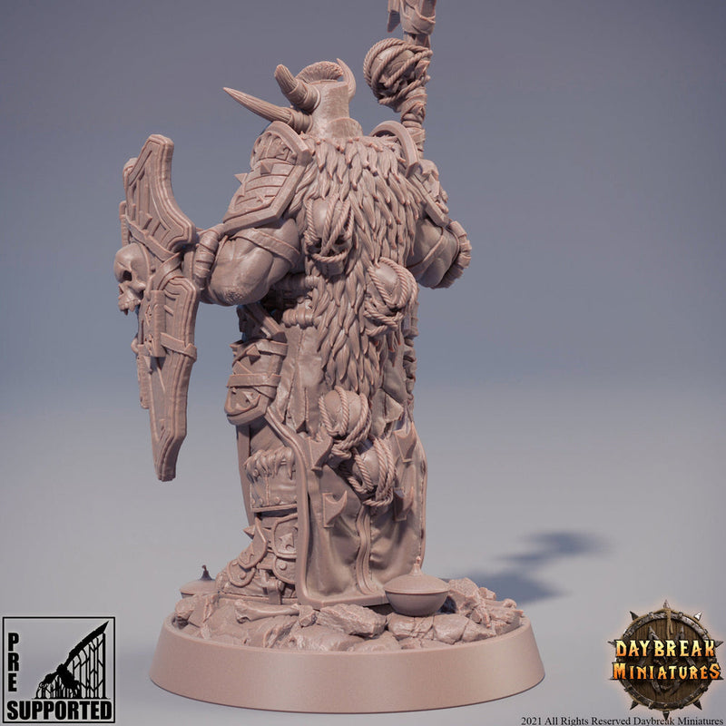 Chaos Knight Figurine| Blood Warriors | 28mm, 32mm, 75mm | Miniature |  Dungeons and Dragons | Pathfinder | - Only-Games