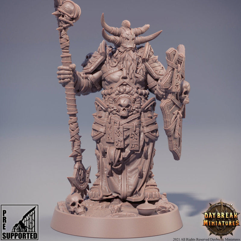 Chaos Knight Figurine| Blood Warriors | 28mm, 32mm, 75mm | Miniature |  Dungeons and Dragons | Pathfinder | - Only-Games