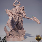 Chaos Knight | Blood Warriors | 28mm, 32mm, 75mm | Miniature | Dungeons and Dragons | Pathfinder | - Only-Games