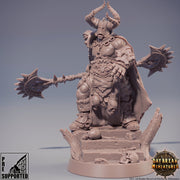 Chaos Knight | Blood Warriors | 28mm, 32mm, 75mm | Miniature | Dungeons and Dragons | Pathfinder | - Only-Games